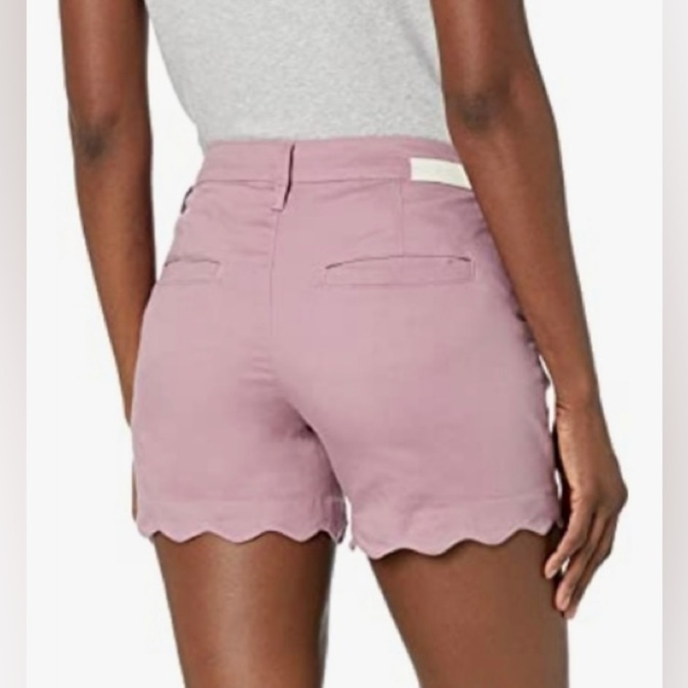 ๐ธ Jag Jeans Theo Wavy Hem Shorts Mauve Size 6/28 - Picture 2 of 6